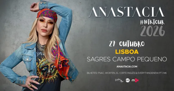 Anastacia ao vivo em Portugal
