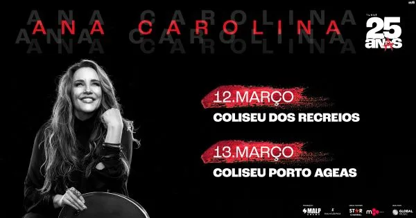 Ana Carolina regressa a Portugal