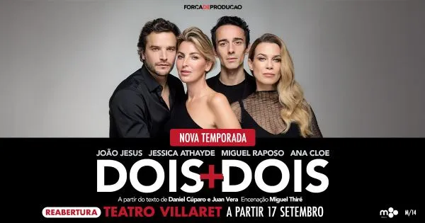 Teatro: DOIS+DOIS com nova temporada