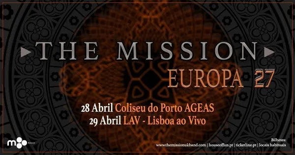 The Mission estão de volta a Portugal!
